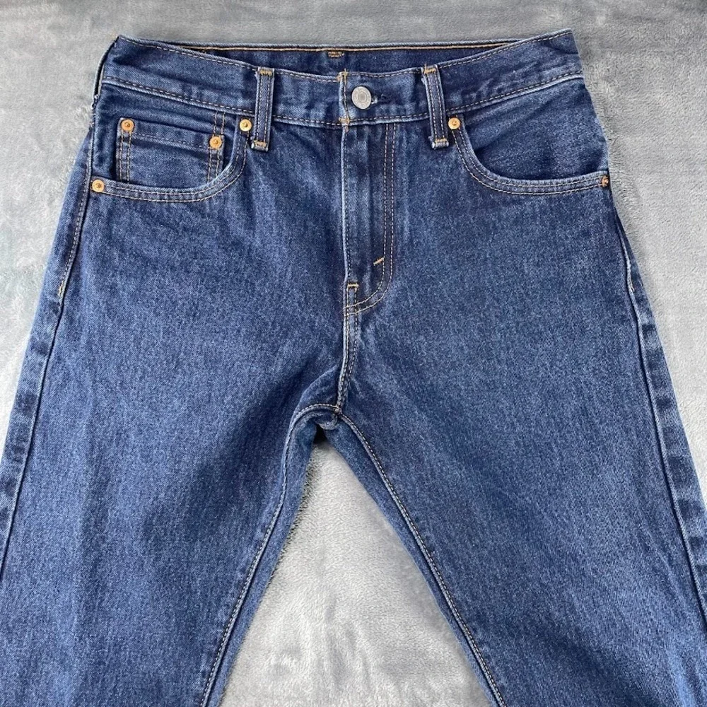 Levis 517 Bootcut Denim Jeans 29x32 Mens Dark Wash Blue Western Cowboy Bootcut